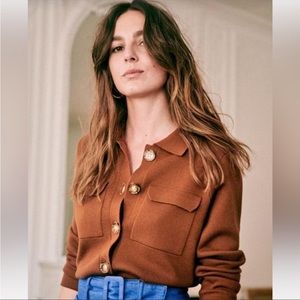 Sezane Betty Cardigan sz S EUC